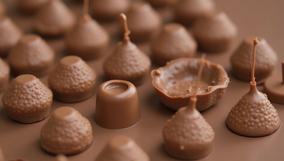 Step-by-step chocolate making process